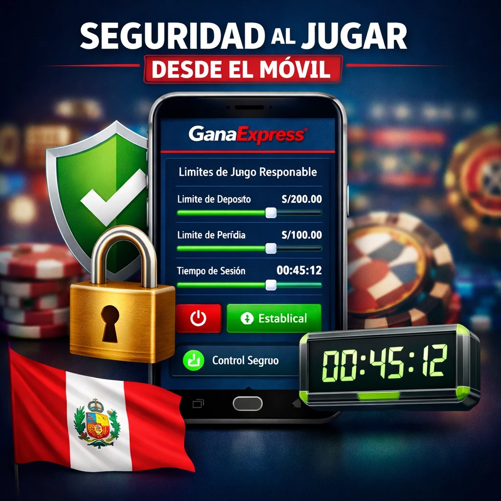 GanaExpress seguridad móvil y juego responsable en Perú